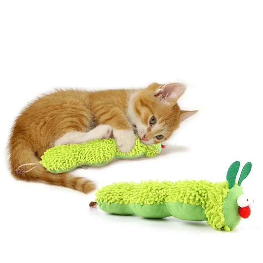 Cat Chew Toys Caterpillar Catnip