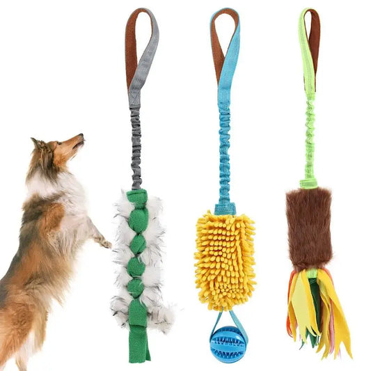Dog Toy Rope Fun Squeaky